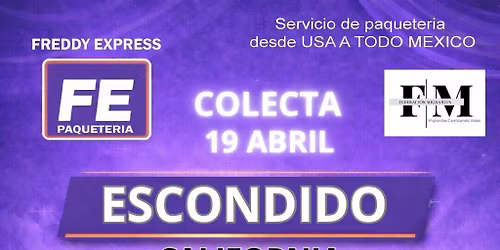 ESCONDIDO \ud83d\udea8RECOLECCI\u00d3N DE ENV\u00cdOS \ud83d\udce6 DESDE USA \ud83c\uddfa\ud83c\uddf8 A TODO MEXICO \ud83c\uddf2\ud83c\uddfd