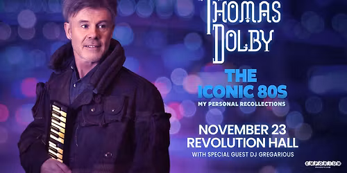 Thomas Dolby: The Iconic 80s My Personal Recollections in Portland, OR