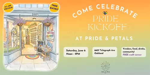Pride Kickoff at Pride & Petals