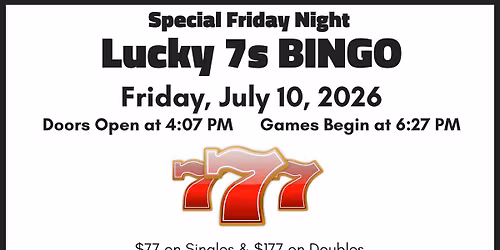 Lucky 7s Bingo