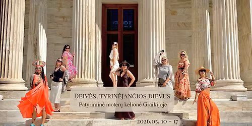 Deiv\u0117s, tyrin\u0117jan\u010dios dievus | Graikija 2026