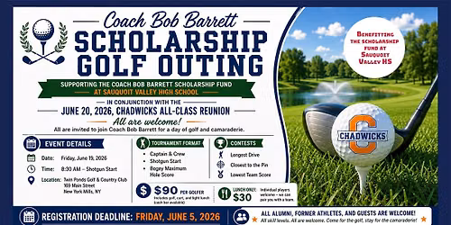 Coach Bob Barrett Scholarship Golf Outing