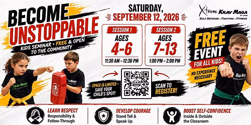 \ufe0f BECOME UNSTOPPABLE | FREE Kids Back To School Seminar