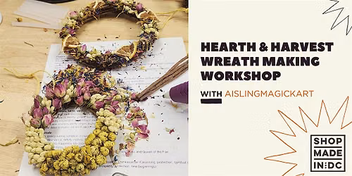 Hearth & Harvest Wreath Workshop with AislingMagickArt