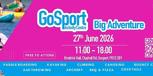 GoSport's Big Adventure - June 2026