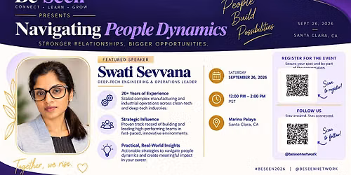 Be Seen - Navigating People Dynamics