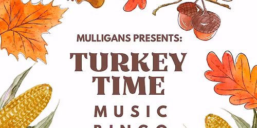 Turkey Time Music Bingo