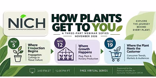 How Plants Get to You: Propagation to the Marketplace - November 2026