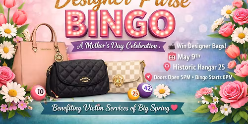 1st Annual Mother's Day Designer Purse Bingo