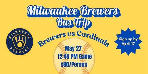 Milwaukee Brewers Bus Trip 
