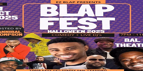 Blap Fest Halloween 2025