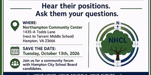Northampton Civic League 2026 School Board Forum