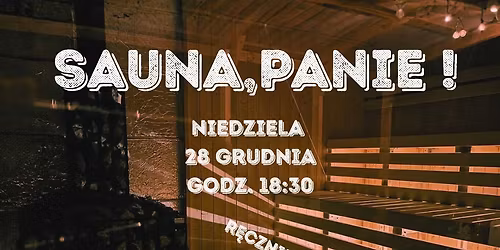 SAUNA, PANIE !