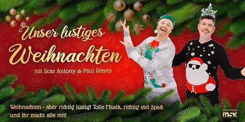 Ross Antony & Paul Reeves mit der lustigen Weihnachtsshow in Bad Elster