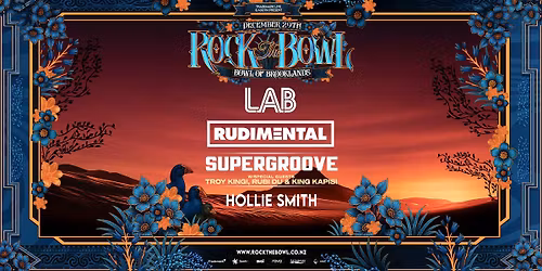 Rock The Bowl 2025 ft. L.A.B, Rudimental, Supergroove | New Plymouth