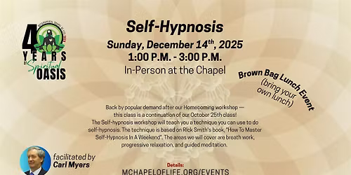 Learning Self Hypnosis