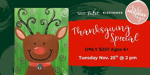 Kids Class Thanksgiving Special ONLY $25!!