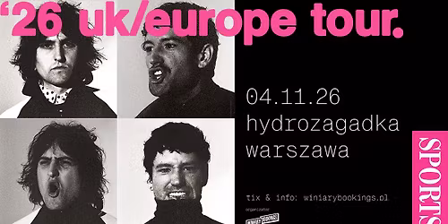 SPORTS \/ 04.11.26 \/ Hydrozagadka, Warszawa