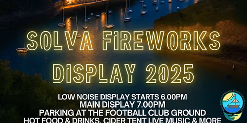 Solva fireworks display