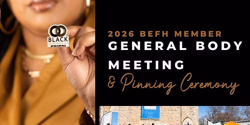 2026 BEFH General Body Meeting & Pinning Ceremony