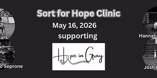 Sort for Hope Clinic supporting Hope in Gray
