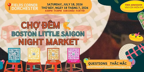 Ch\u1ee3 \u0110\u00eam Boston Little Saigon Night Market 2026