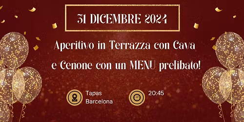 Celebrate New Year's Eve 2025 at Tapas Barcelona! \ud83c\udf89