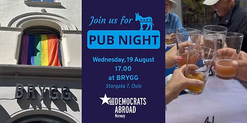 Pub Night w\/ Democrats Abroad Norway