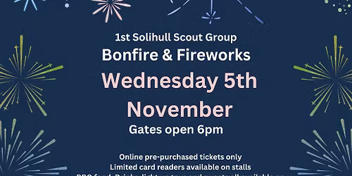 1st Solihull Bonfire & Fireworks Display 2025