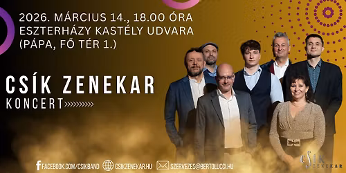 Cs\u00edk Zenekar - koncert