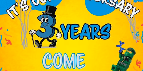 It's our 3 year anniversary!