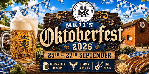 MK11's Oktoberfest 2026 - Bavarian Beer Festival - Bratwurst - Live Music