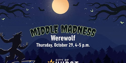 Middle Madness: Werewolf - for grades 6-9