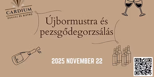 Cardium \u00dajbormustra \u00e9s Pezsg\u0151degorzs\u00e1l\u00e1s