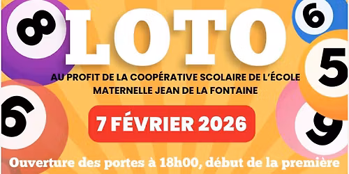 Loto de l'\u00e9cole Jean de la fontaine