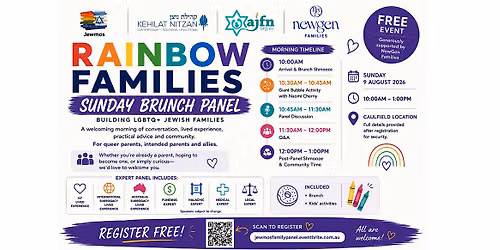 Rainbow Families Sunday Brunch (Sponsored by NewGen)