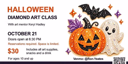 HALLOWEEN DIAMOND ART CLASS