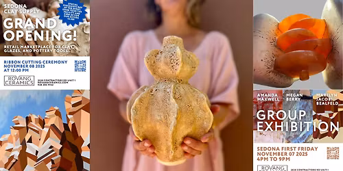 First Friday + Grand Opening at Rovang Ceramics