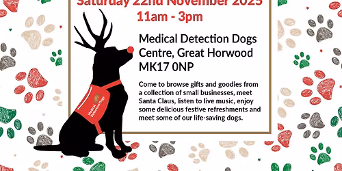 Medical Detection Dogs Christmas market