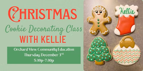 Christmas Cookie Class (Level 1- Kid Friendly)