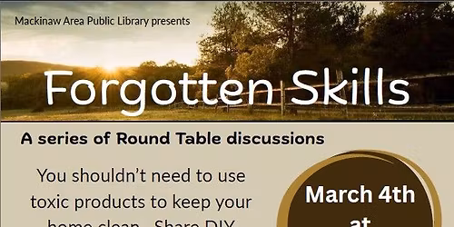 Forgotten Skills - DIY Cleaning Products