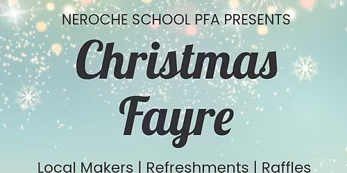 Neroche School PFA’s Christmas Fayre 