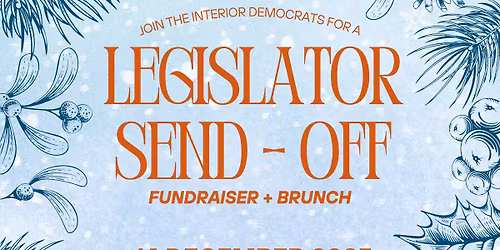 Legislator Send Off Fundraiser