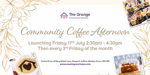 Community Coffee Afternoon at The Grange Care Home