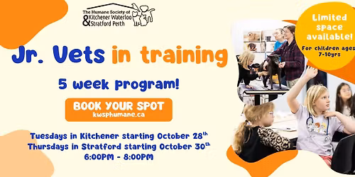 Jr. Vets in Training - 5 Week Program