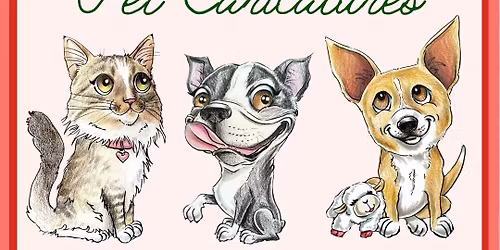 From The Heart Animal Sanctuary Fundraising Event \u2013 Pet Caricatures