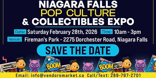 1st Annual Niagara Falls Pop Culture & Collectibles Expo