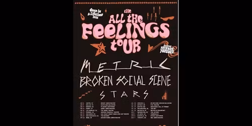 Metric, Broken Social Scene & Stars Detroit Tickets
