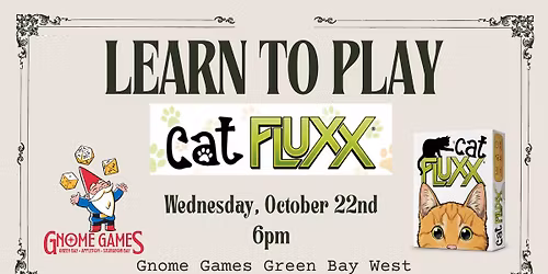 Learn to Play with the Gnomes: Cat Fluxx
