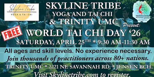 WORLD TAI CHI DAY 2026 - GLOBAL WAVE OF PEACE 